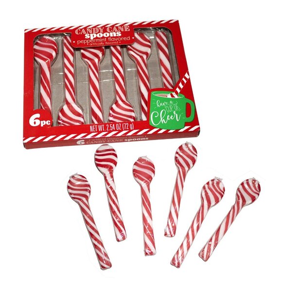 Other - CANDY CANE Spoons, peppermint flavored, 1 box